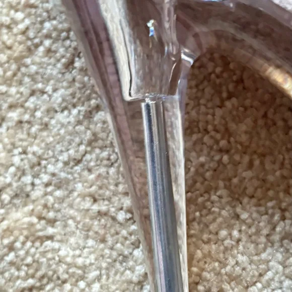 Cape Robbin Stiletto Clear Heels Size 10 - Picture 3 of 6
